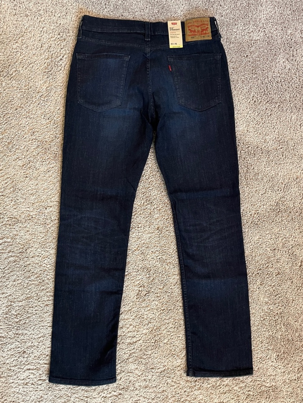 Levi's 514 Straight Stretch Men's Jeans Indigo NWT - Picture 2 of 6